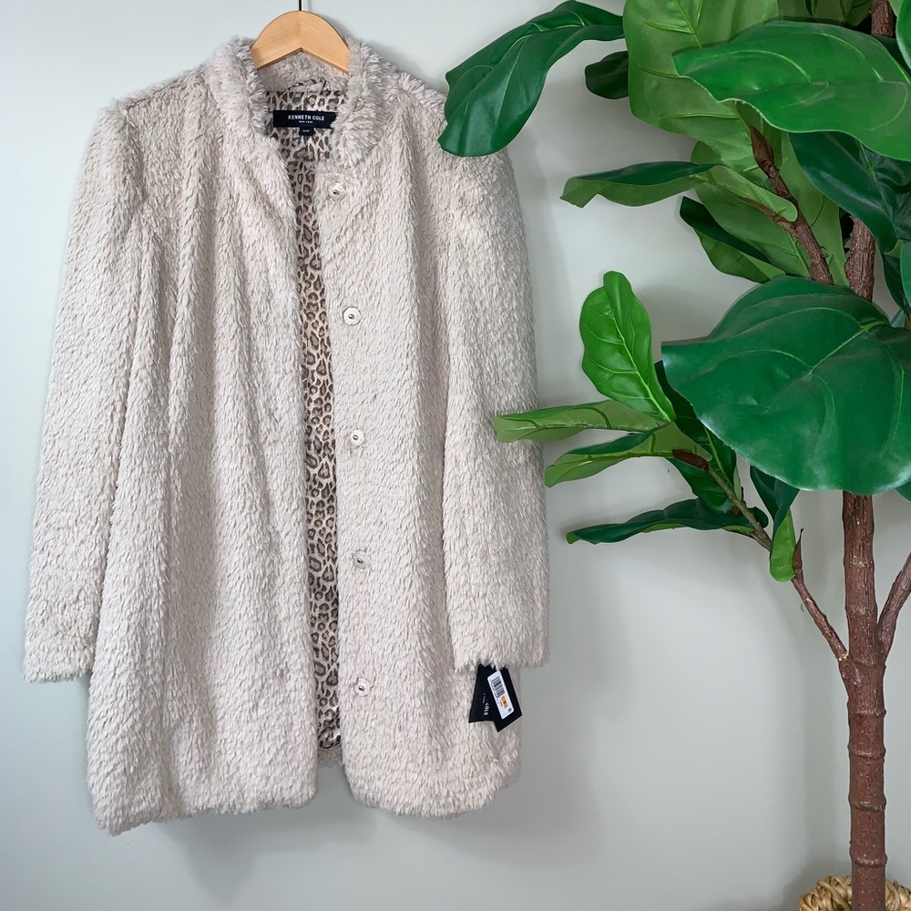 Kenneth Cole Fluff Pea Coat